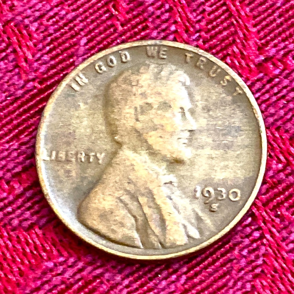 Vintage 1930 S Wheat One Cent